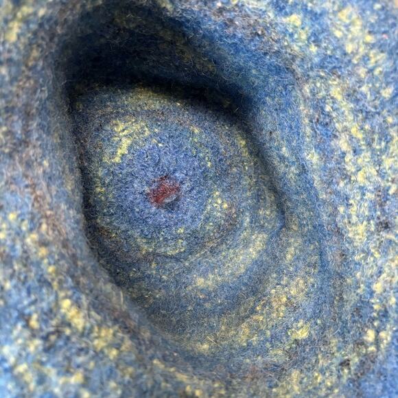 Vintage Hand Made Wool Hat Knit Bucket Soft 90’s Salt n’ Peppa Hip Hop Preppy - Picture 3 of 6